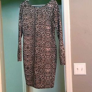 Animal print dress